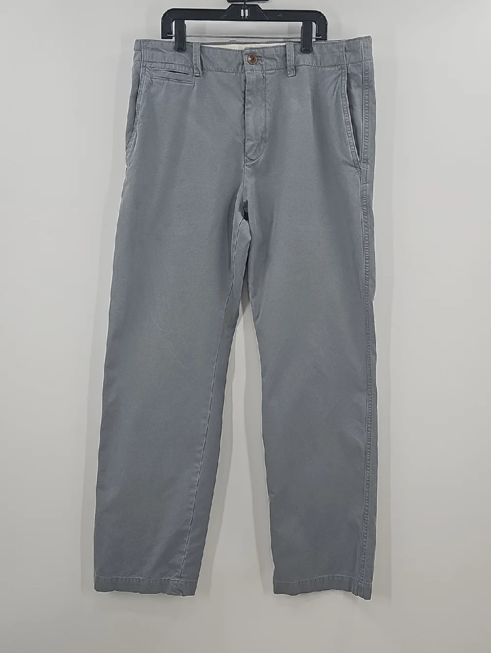 Banana Republic Men's Classic Straight Chino Pants - Gray Size 33/32